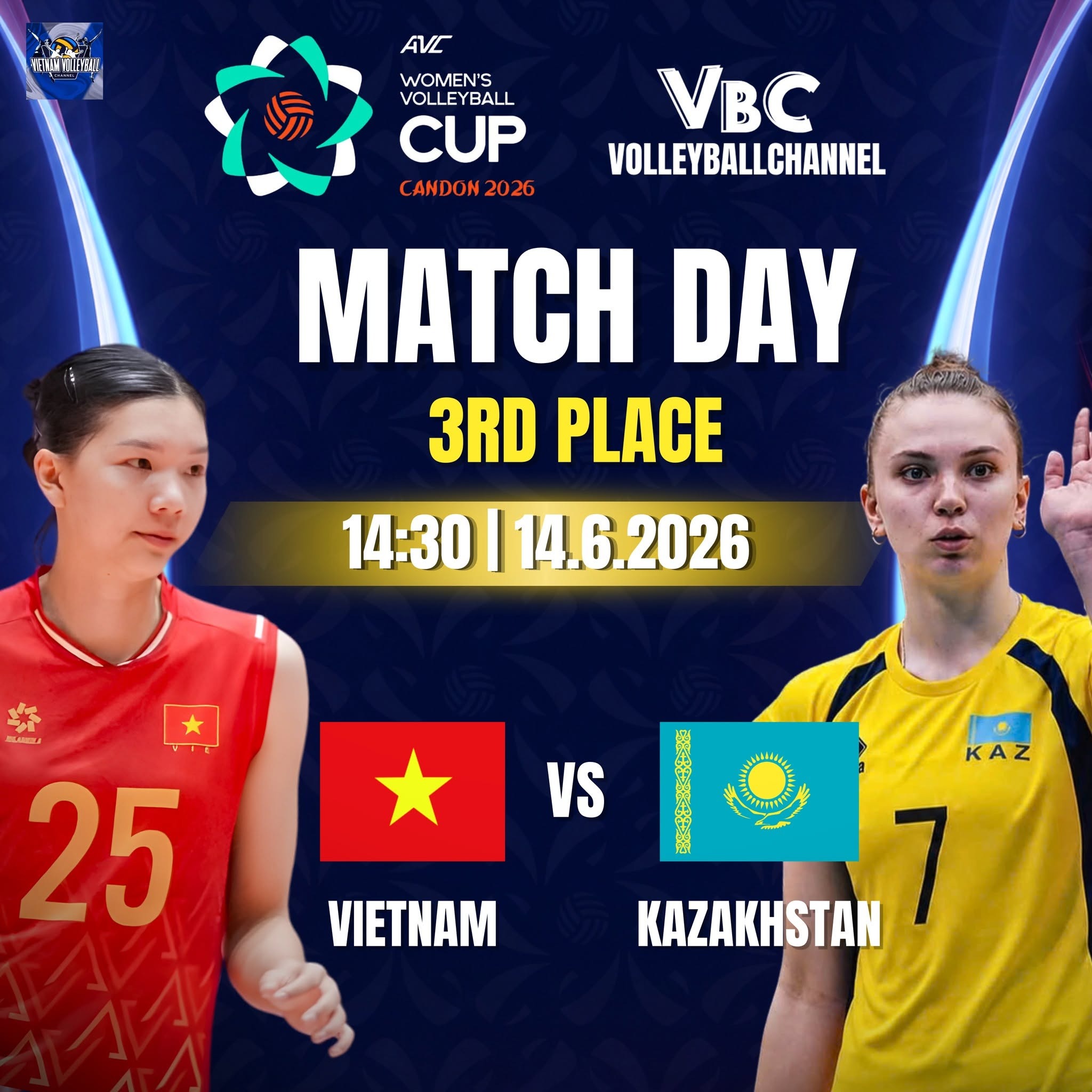 bong chuyen viet nam vs kazakhstan