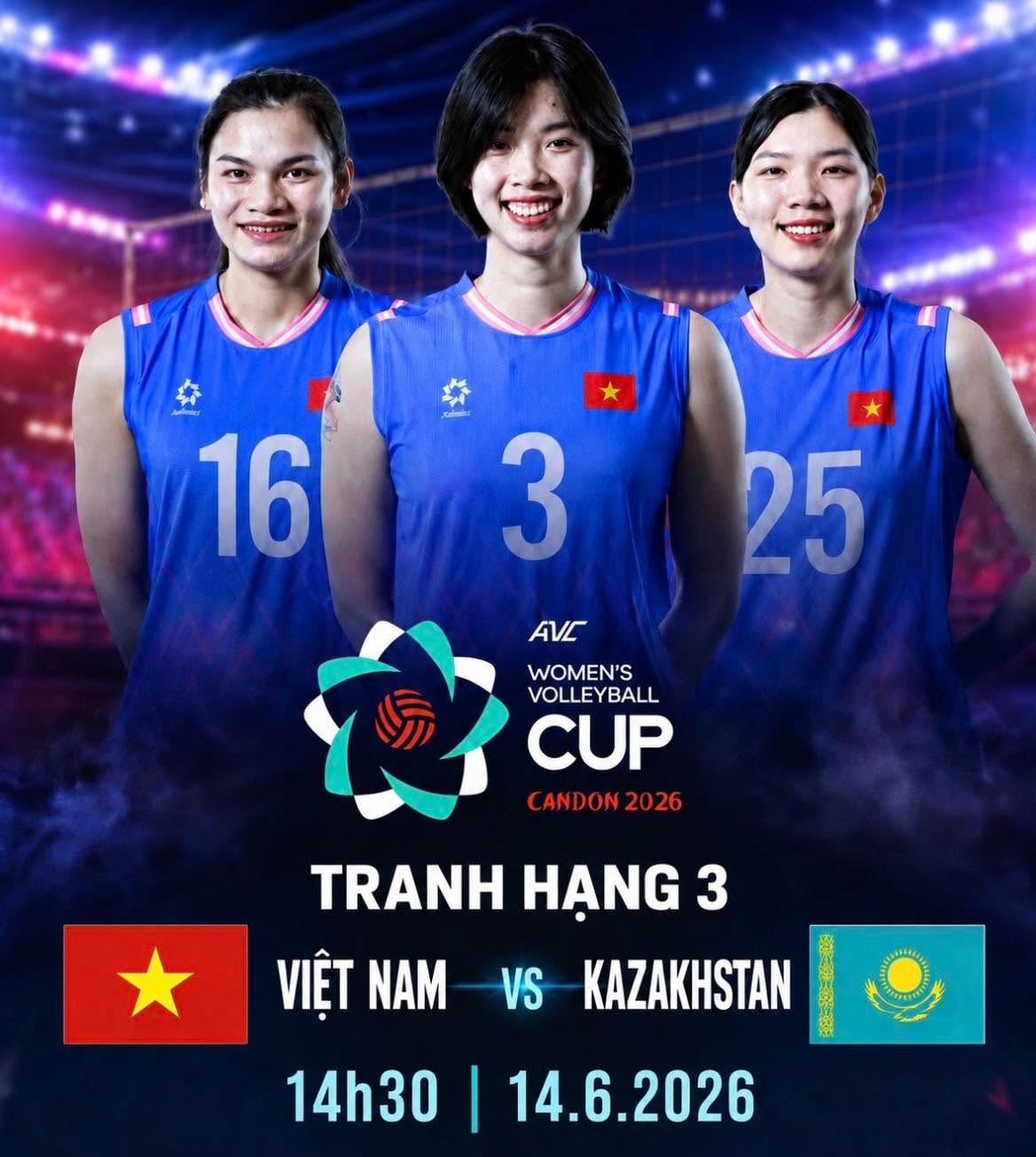 truc tiep viet nam vs kazakhstan moi nhat avc cup