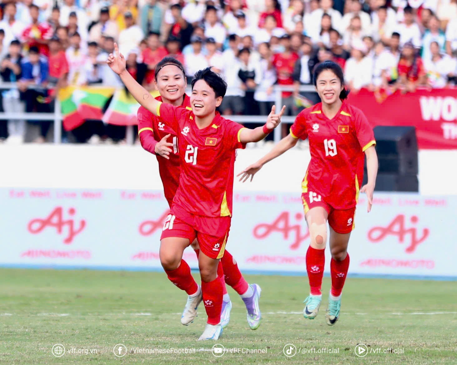 đt nu viet nam ban ket sea games 33