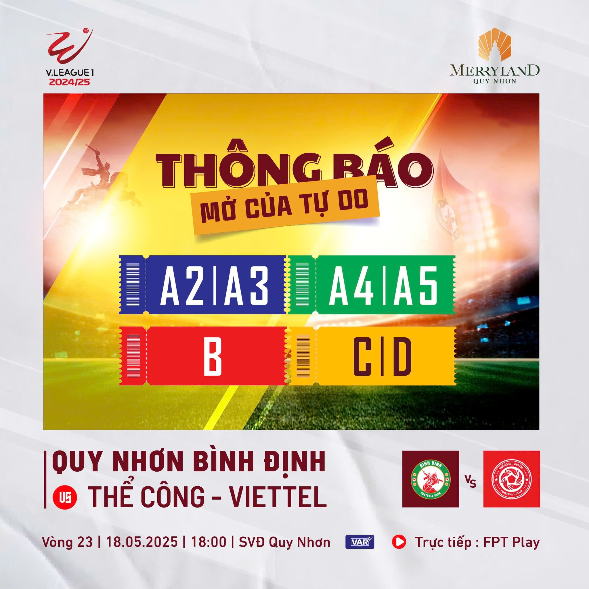 clb binh dinh mo cua tu do