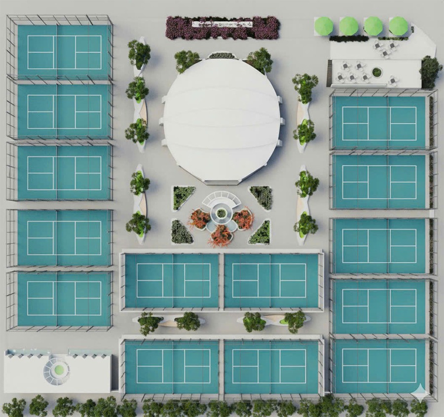 cum san pickleball hai phong