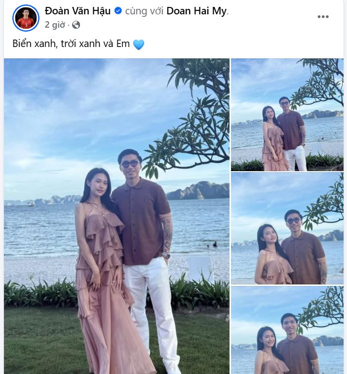 doan van hau va doan hai my khoe anh di bien