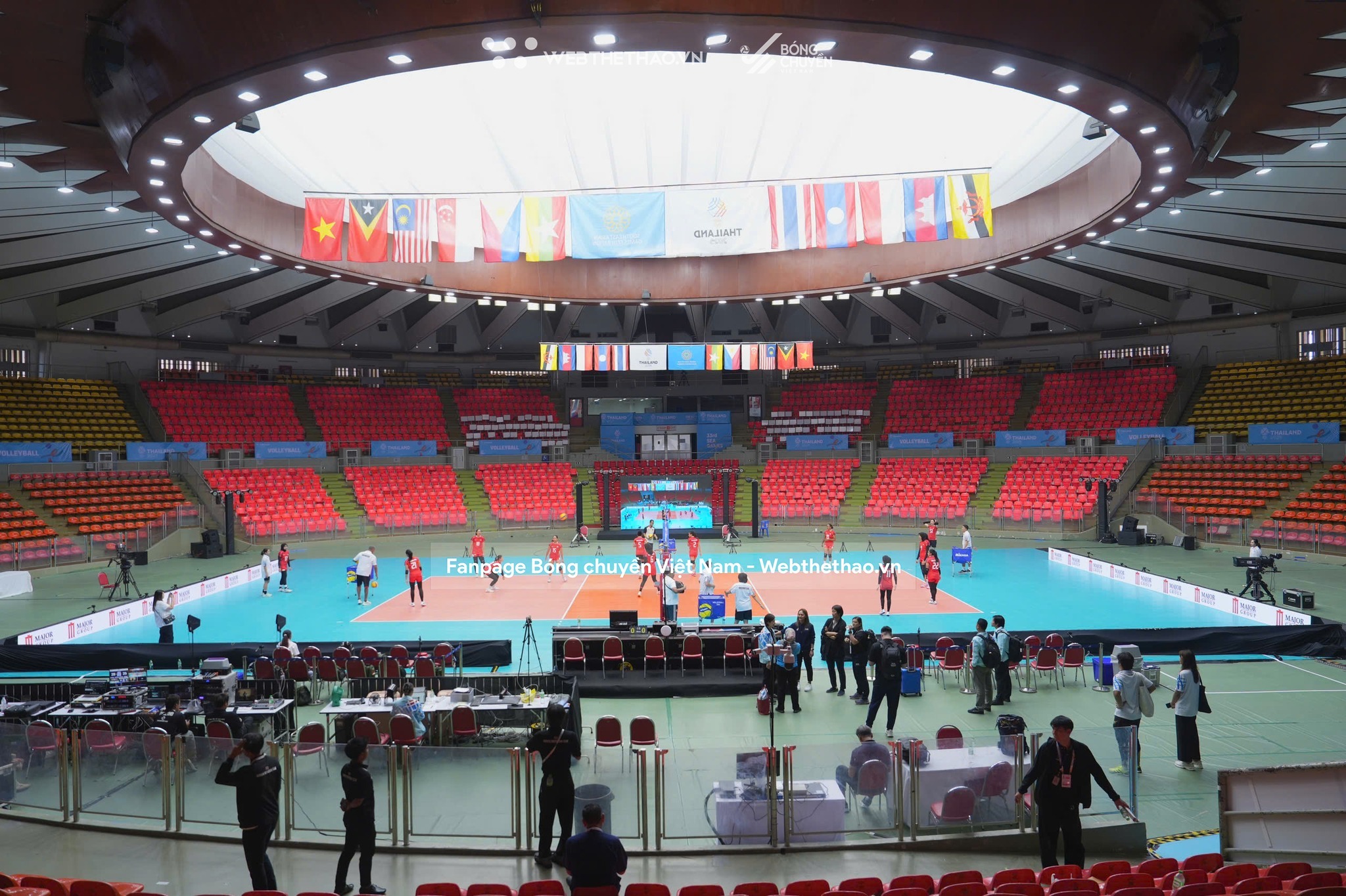 nha thi dau bong chuyen sea games 33 moi nhat