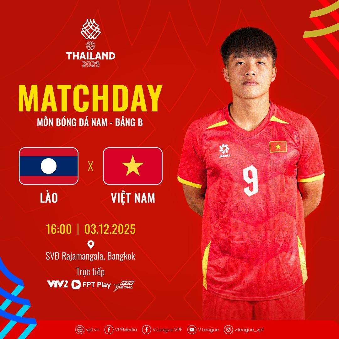 truc tiep u22 viet nam vs u22 lao