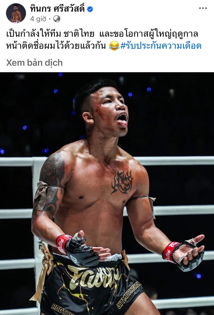 vo si muay thai muon len đt thai lan