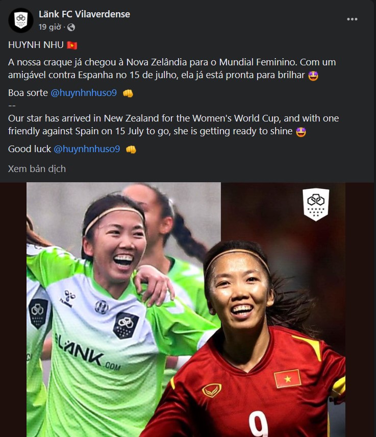 Trước ngày World Cup 2023 khởi tranh, Huỳnh Như bất ngờ nhận thông điệp khó tin từ Lank FC