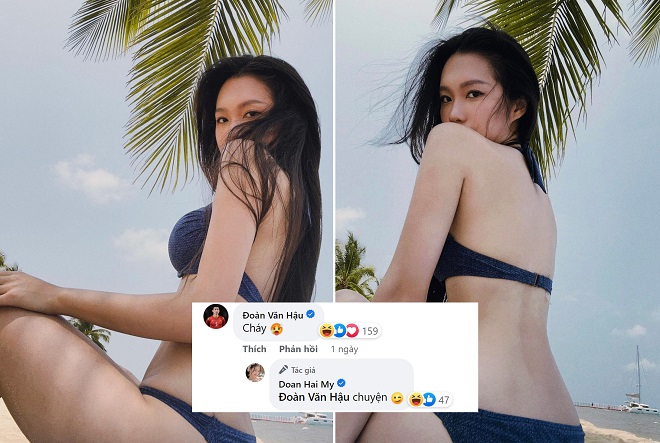 Đoàn Văn Hậu phản ứng khi vợ sắp cưới diện bikini khoe body táo bạo, Doãn Hải My đáp trả đầy bất ngờ
