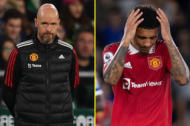 Huyền thoại thay mặt Sir Alex yêu cầu HLV Ten Hag 'tống cổ' Jadon Sancho khỏi Man UTD ngay lập tức?