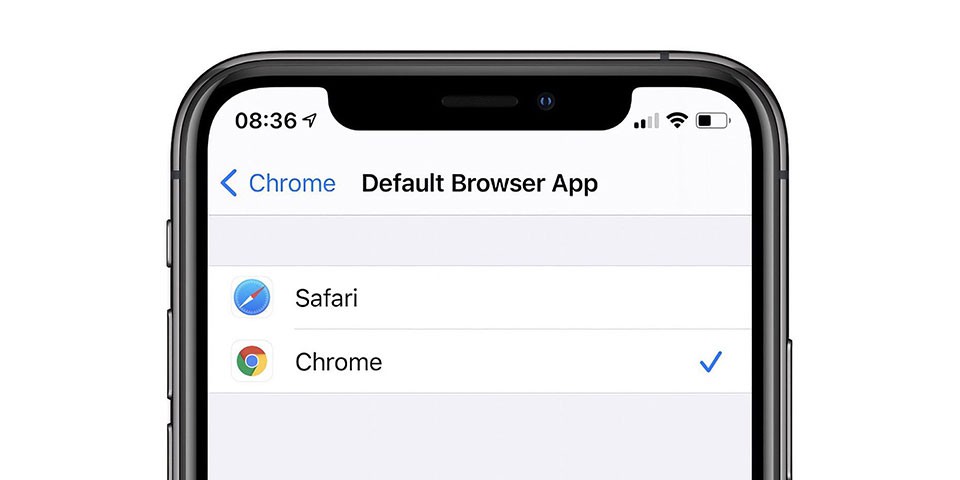 Cách đặt Google Chrome làm trình duyệt mặc định trên iPhone