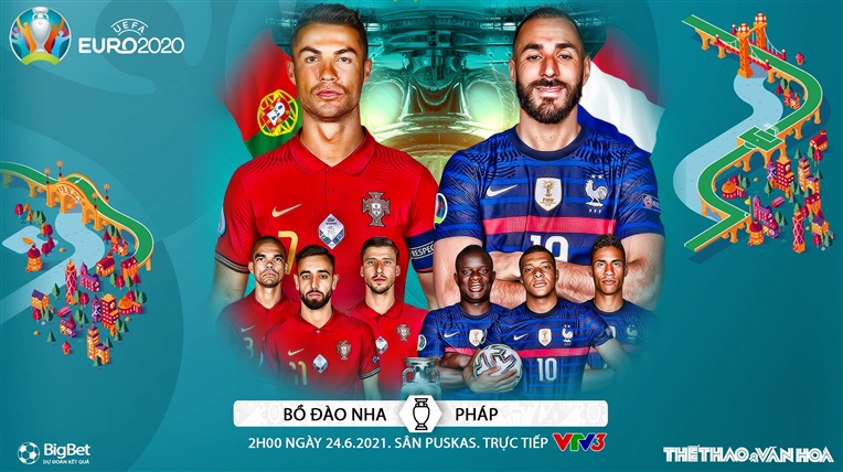 Trực tiếp Bồ Đào Nha vs Pháp - bảng F EURO 2021: Link VTV3 ...